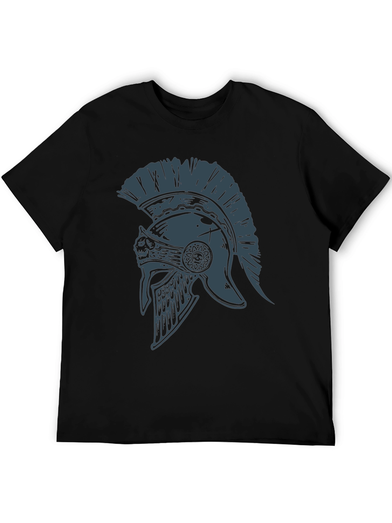 Spartan Helmet Graphic Tee - Warrior Style