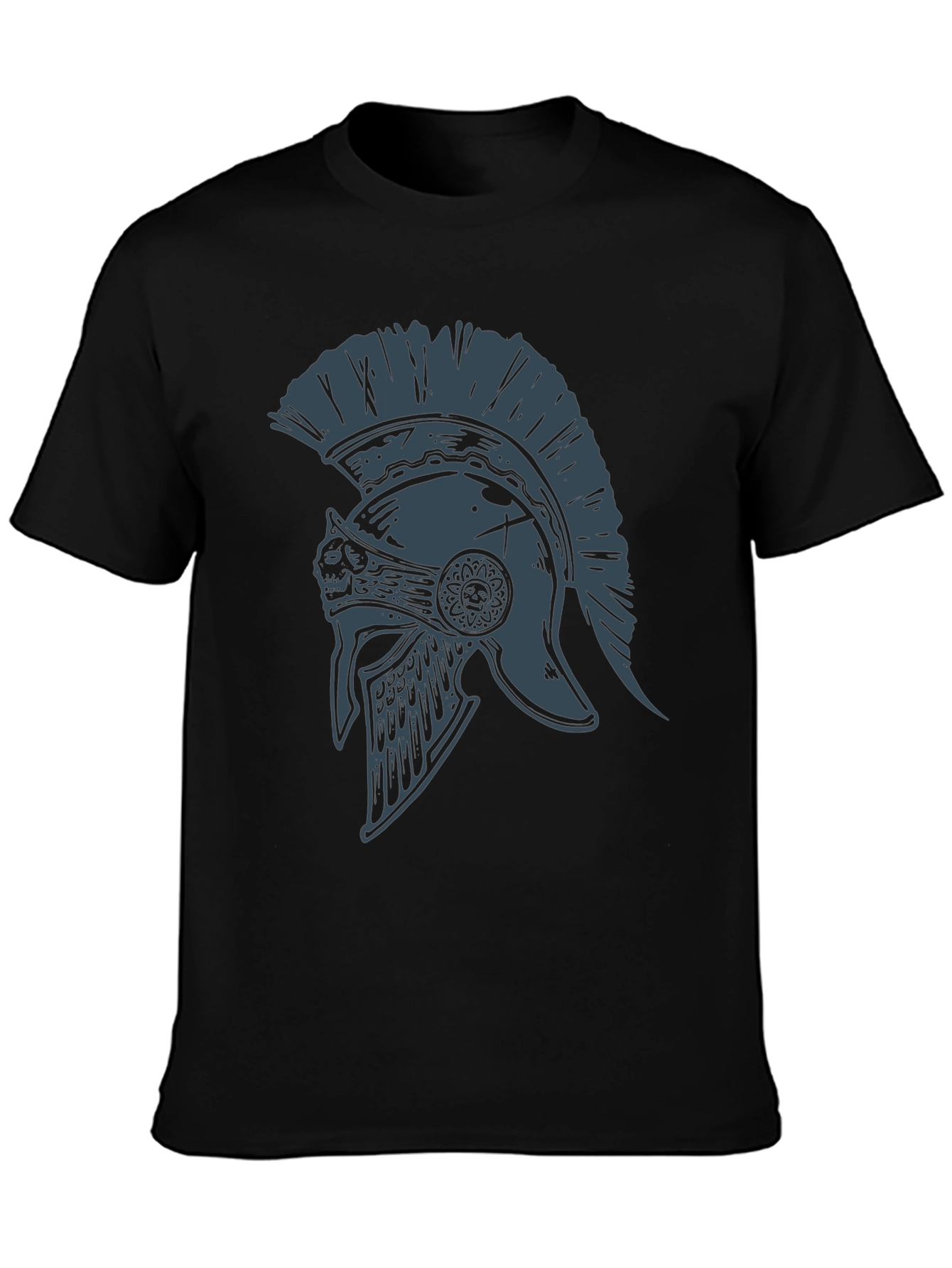Spartan Helmet Graphic Tee - Warrior Style