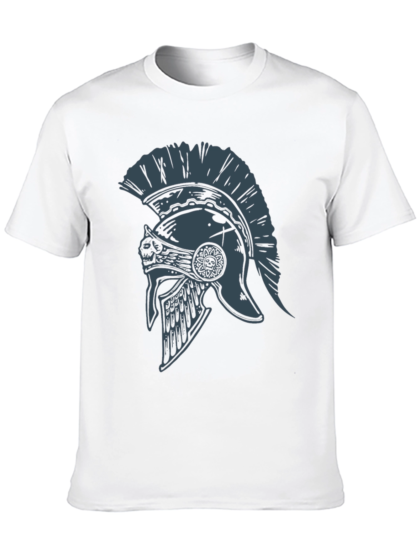 Spartan Helmet Graphic Tee - Warrior Style