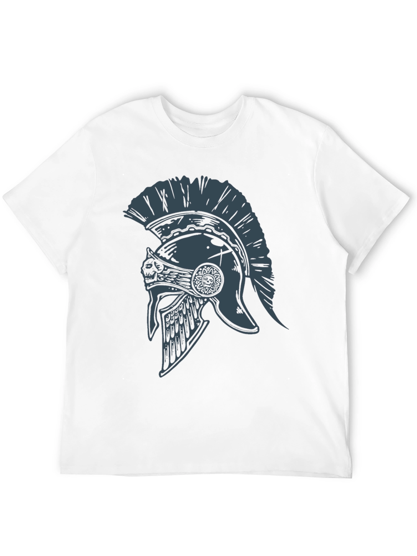 Spartan Helmet Graphic Tee - Warrior Style