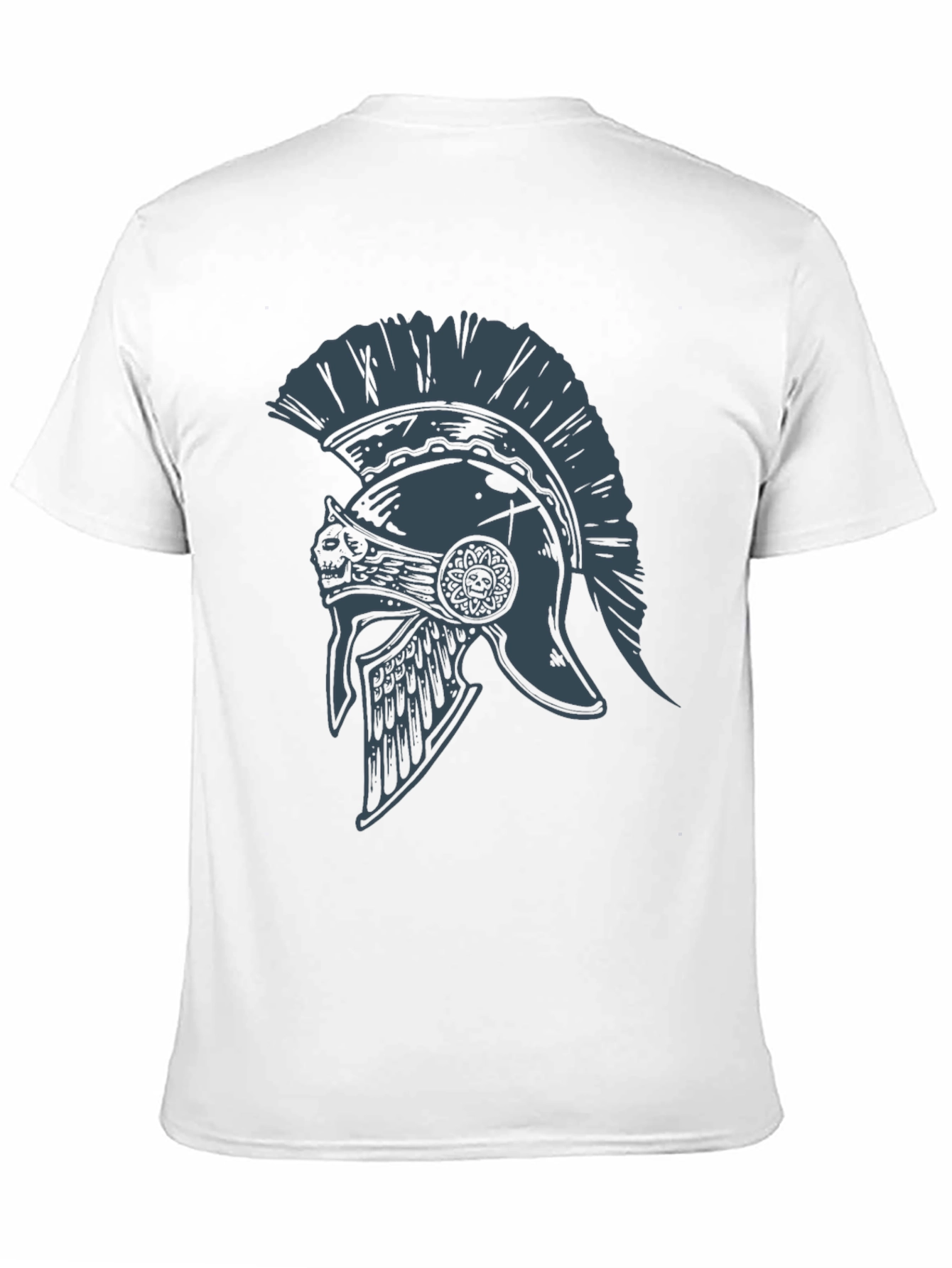 Spartan Helmet Graphic Tee - Warrior Style
