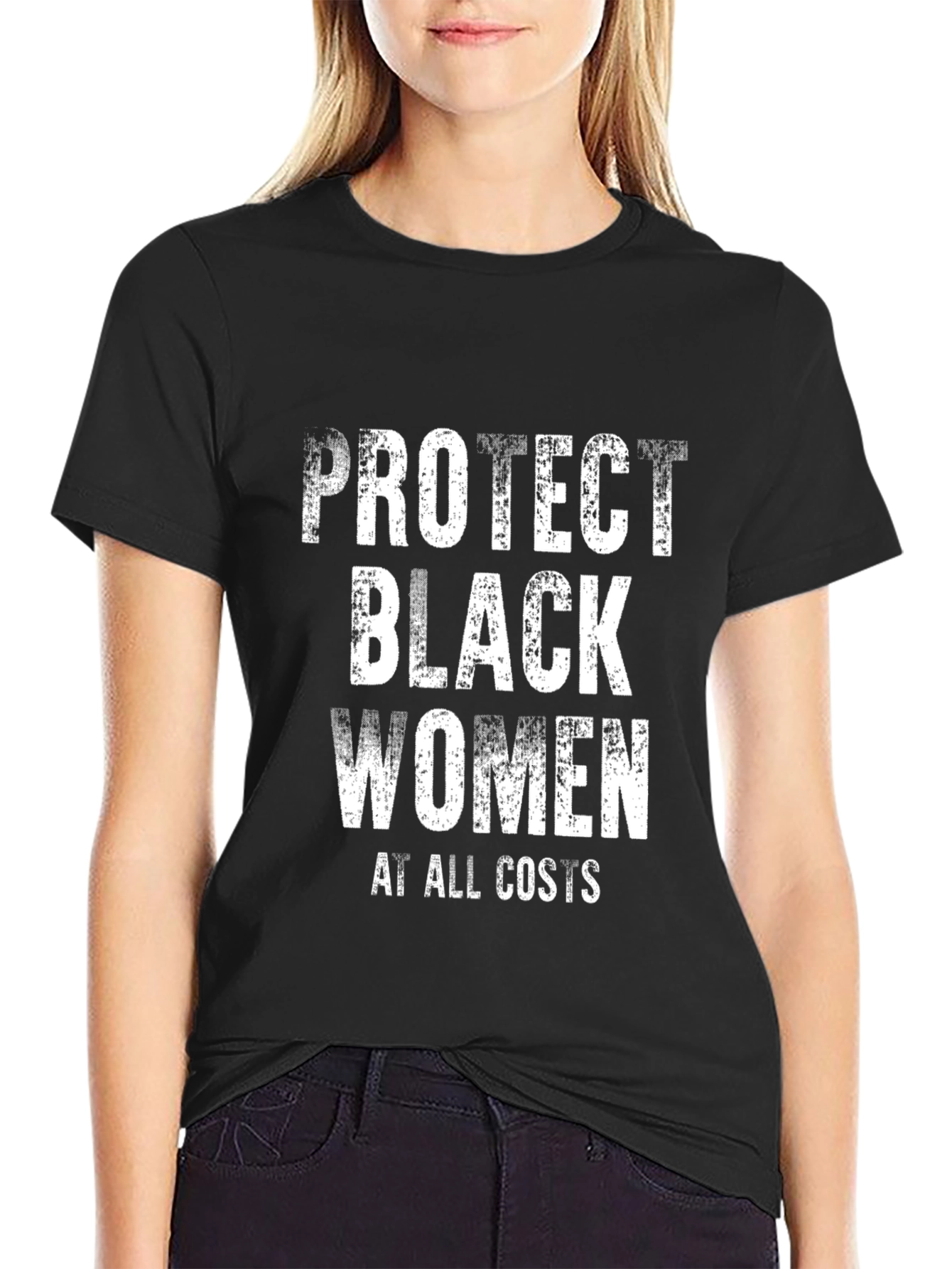 Protect Black Women T-Shirt - Stylish Activism