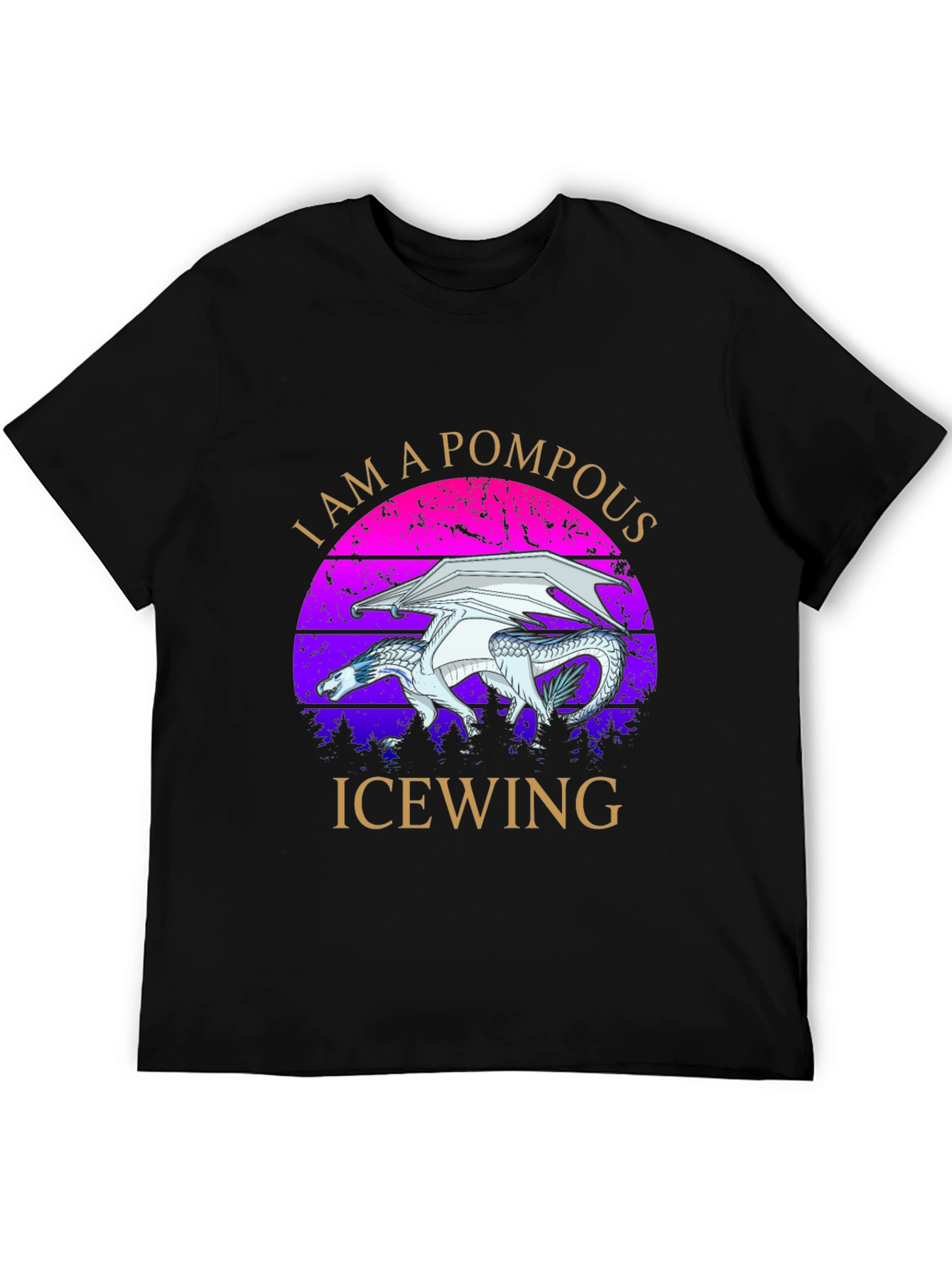 Pompous Icewing Dragon Graphic Tee