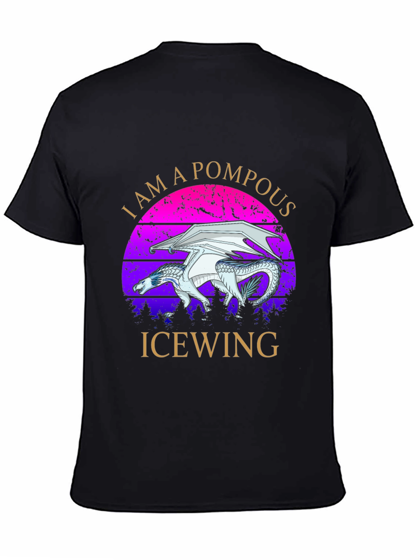 Pompous Icewing Dragon Graphic Tee