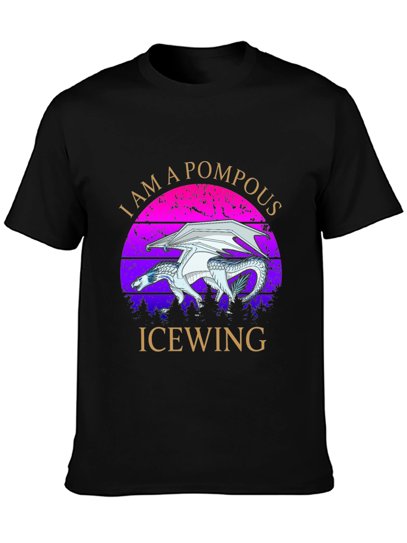 Pompous Icewing Dragon Graphic Tee