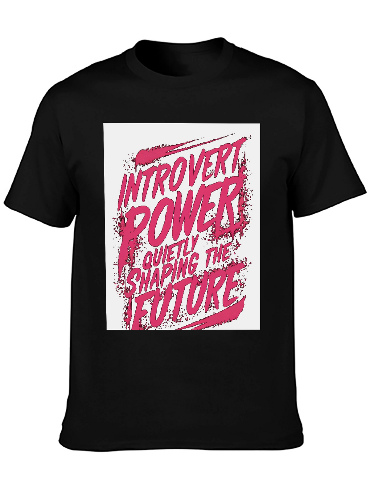 Introvert Power Graphic Tee - Shaping The Future