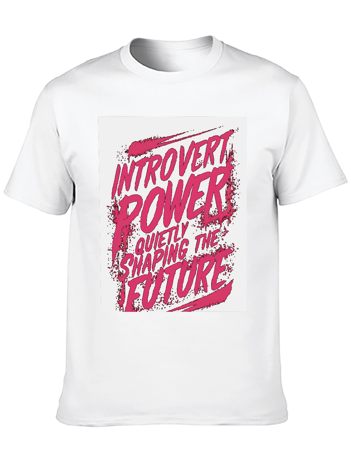 Introvert Power Graphic Tee - Shaping The Future