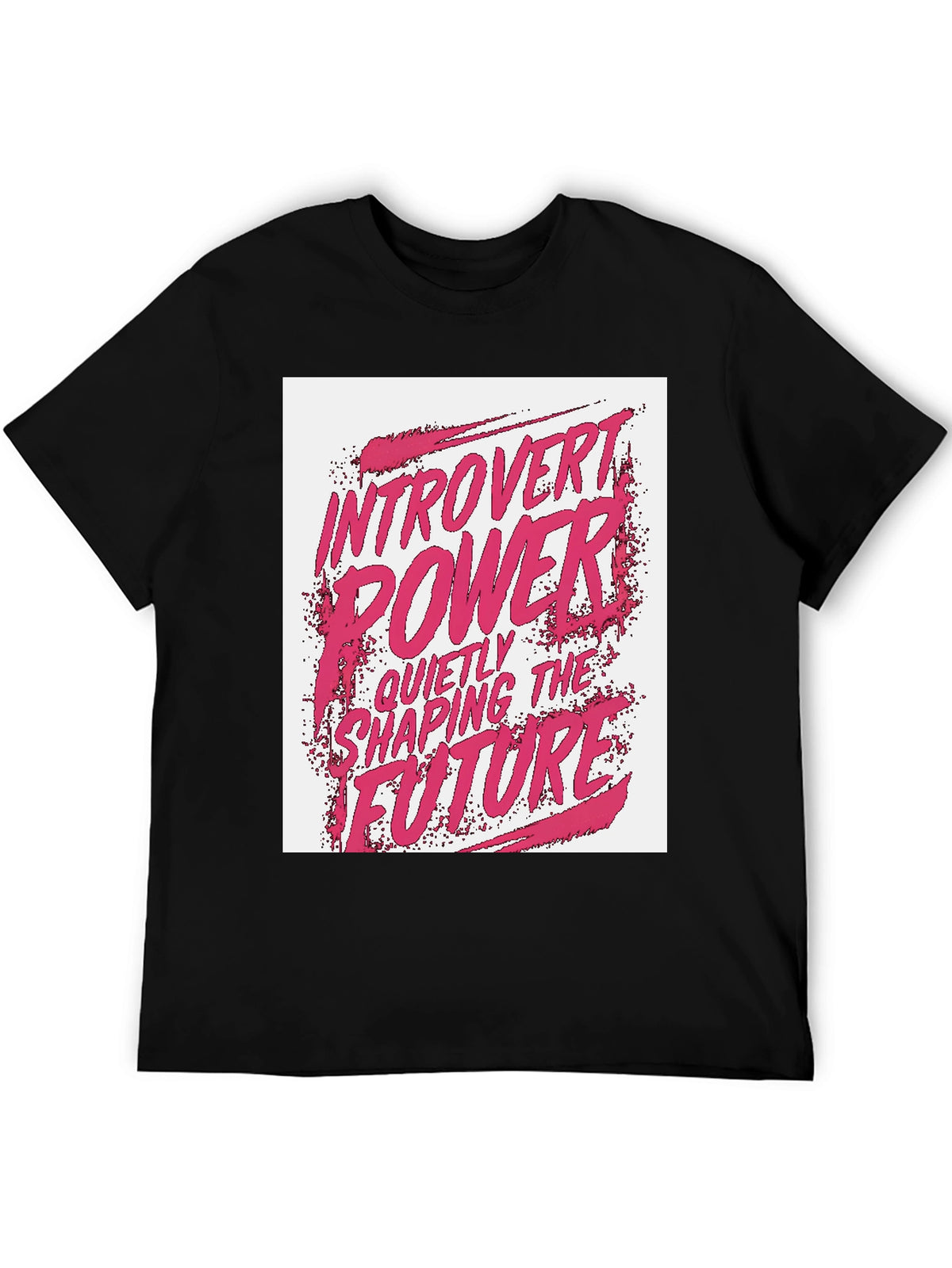 Introvert Power Graphic Tee - Shaping The Future