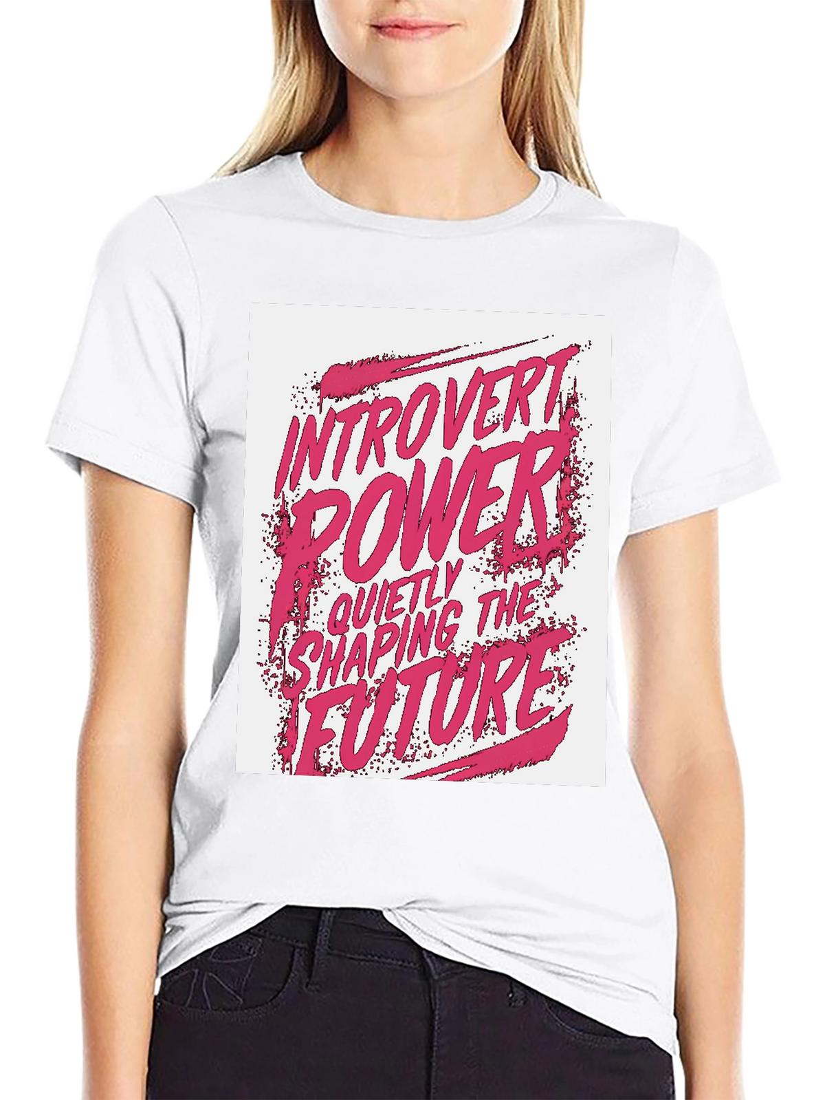 Introvert Power Graphic Tee - Shaping The Future