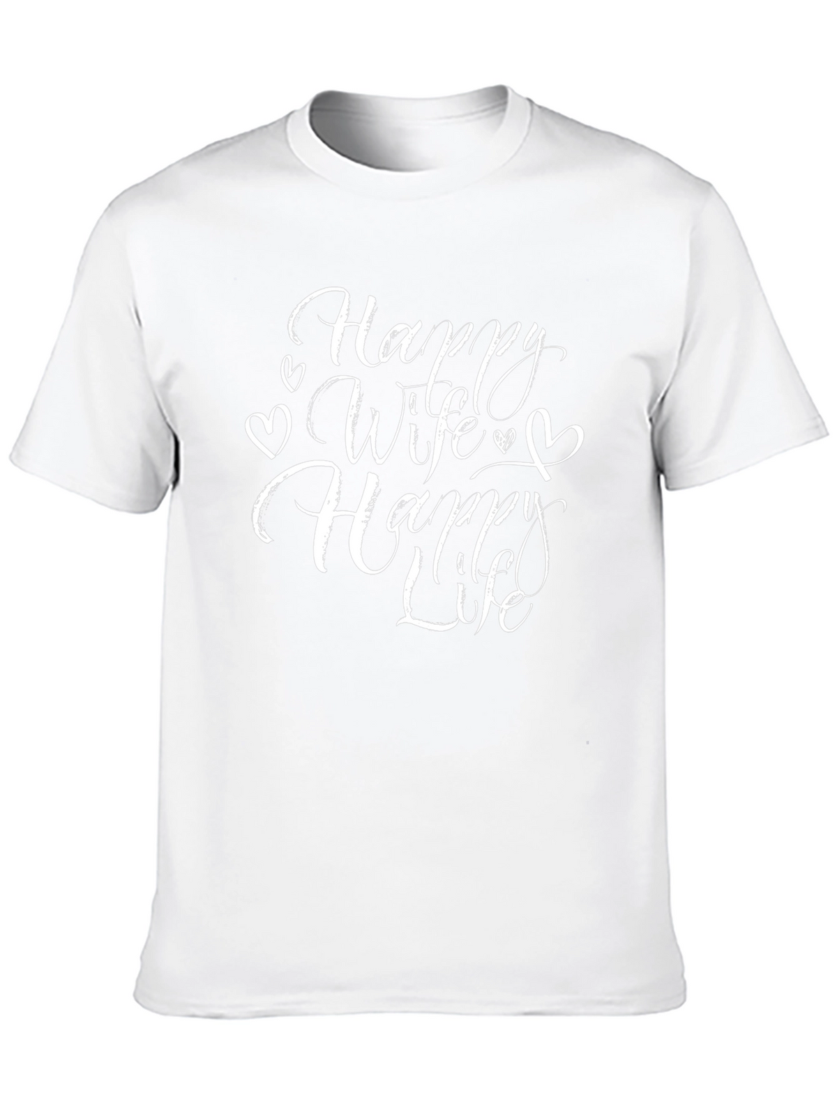 Happy Wife Happy Life Graphic T-Shirt