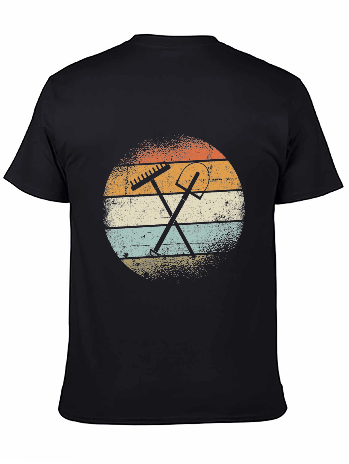 Retro Gardening Tools Graphic T-Shirt