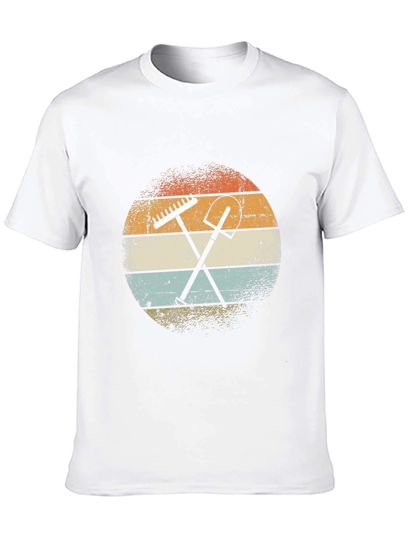 Retro Gardening Tools Graphic T-Shirt