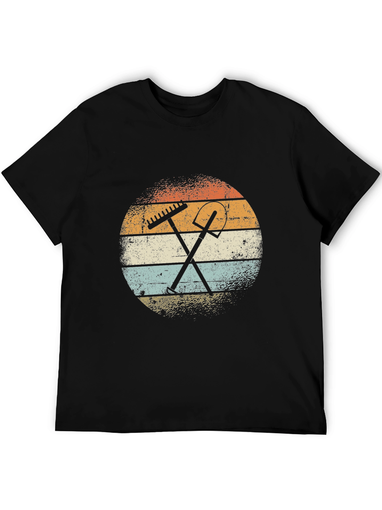 Retro Gardening Tools Graphic T-Shirt