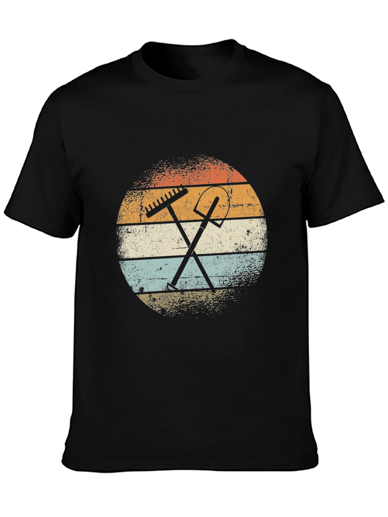 Retro Gardening Tools Graphic T-Shirt