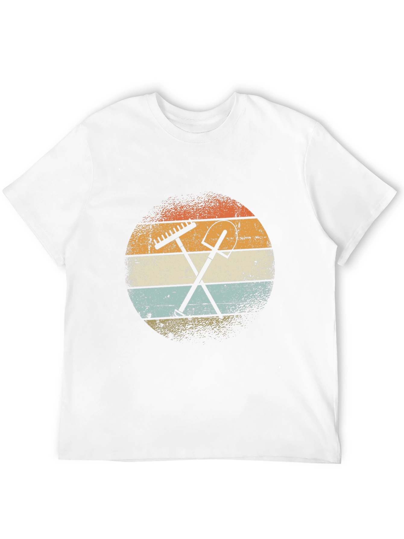 Retro Gardening Tools Graphic T-Shirt