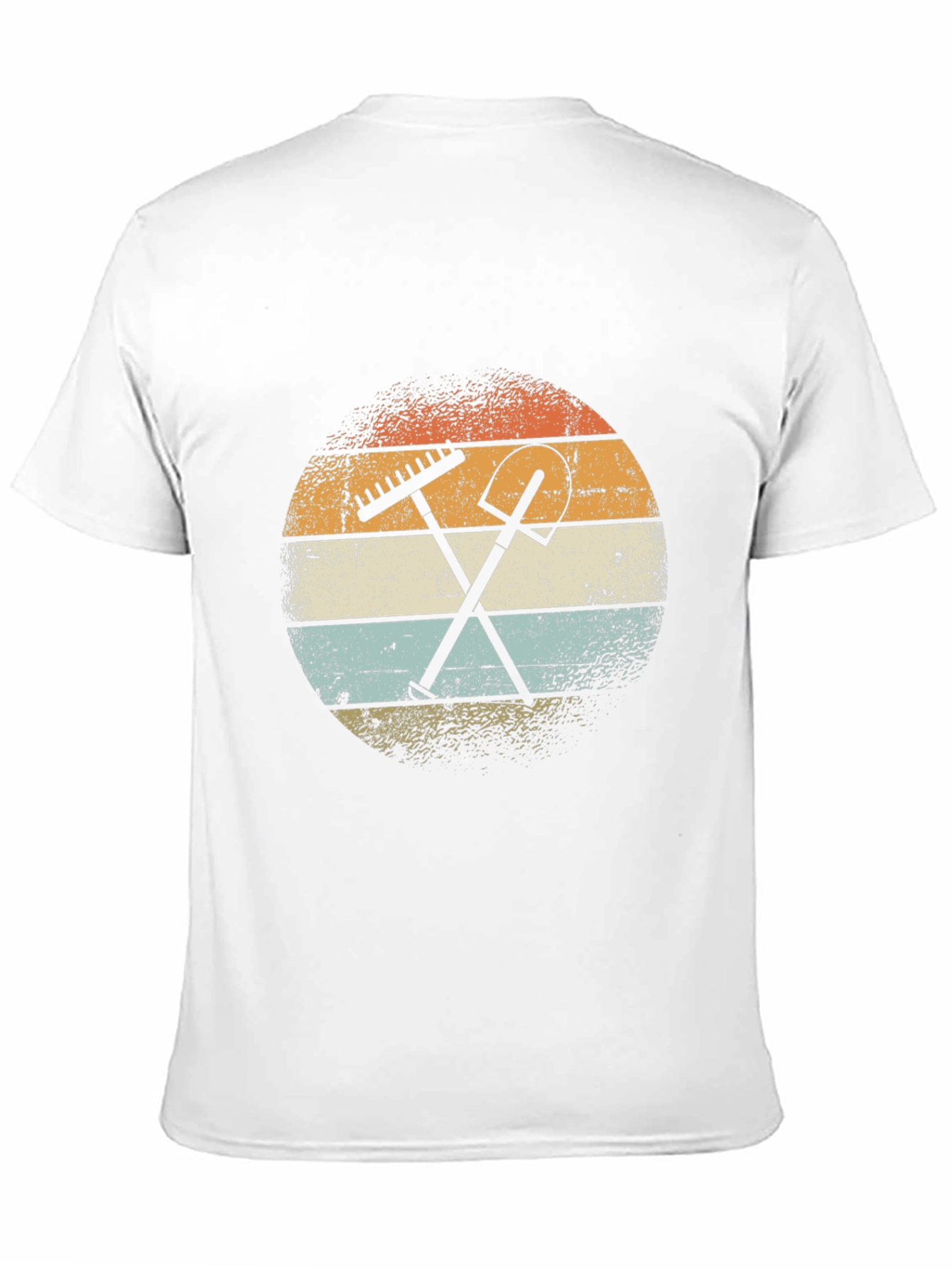 Retro Gardening Tools Graphic T-Shirt