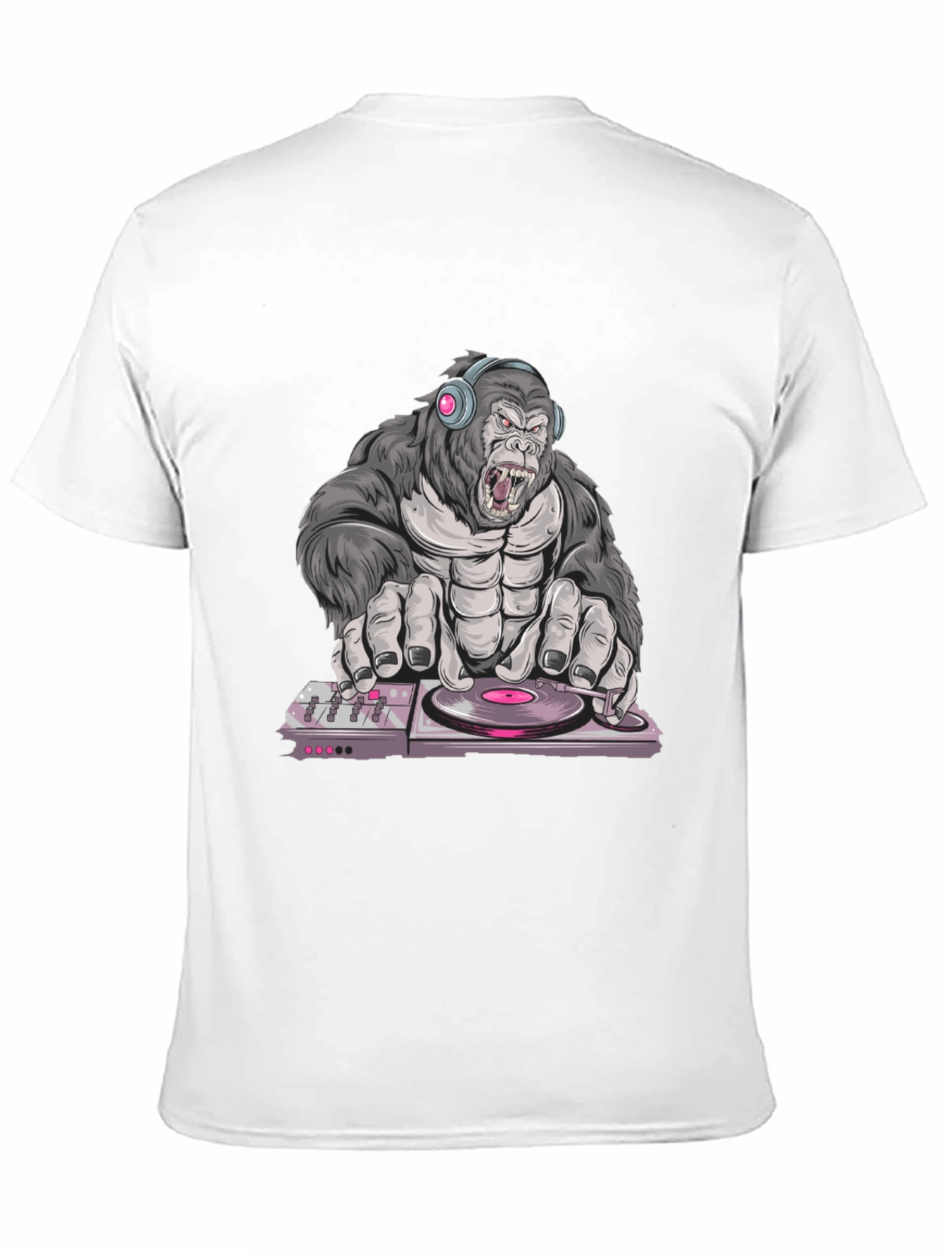 DJ Gorilla Graphic Tee - Black T-Shirt