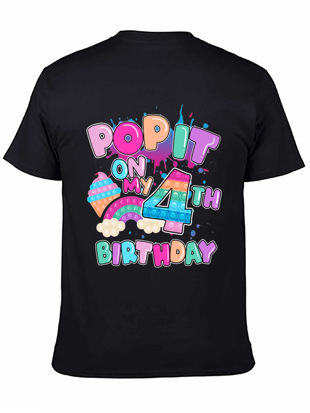 Pop It On My 4th Birthday T-Shirt