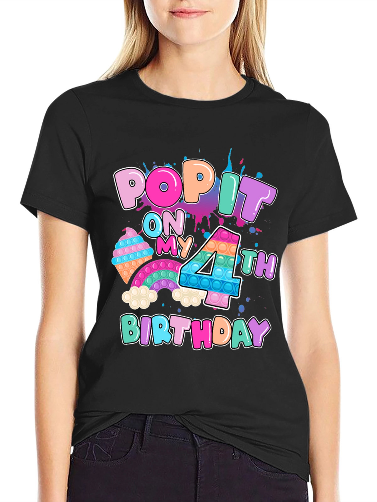Pop It On My 4th Birthday T-Shirt
