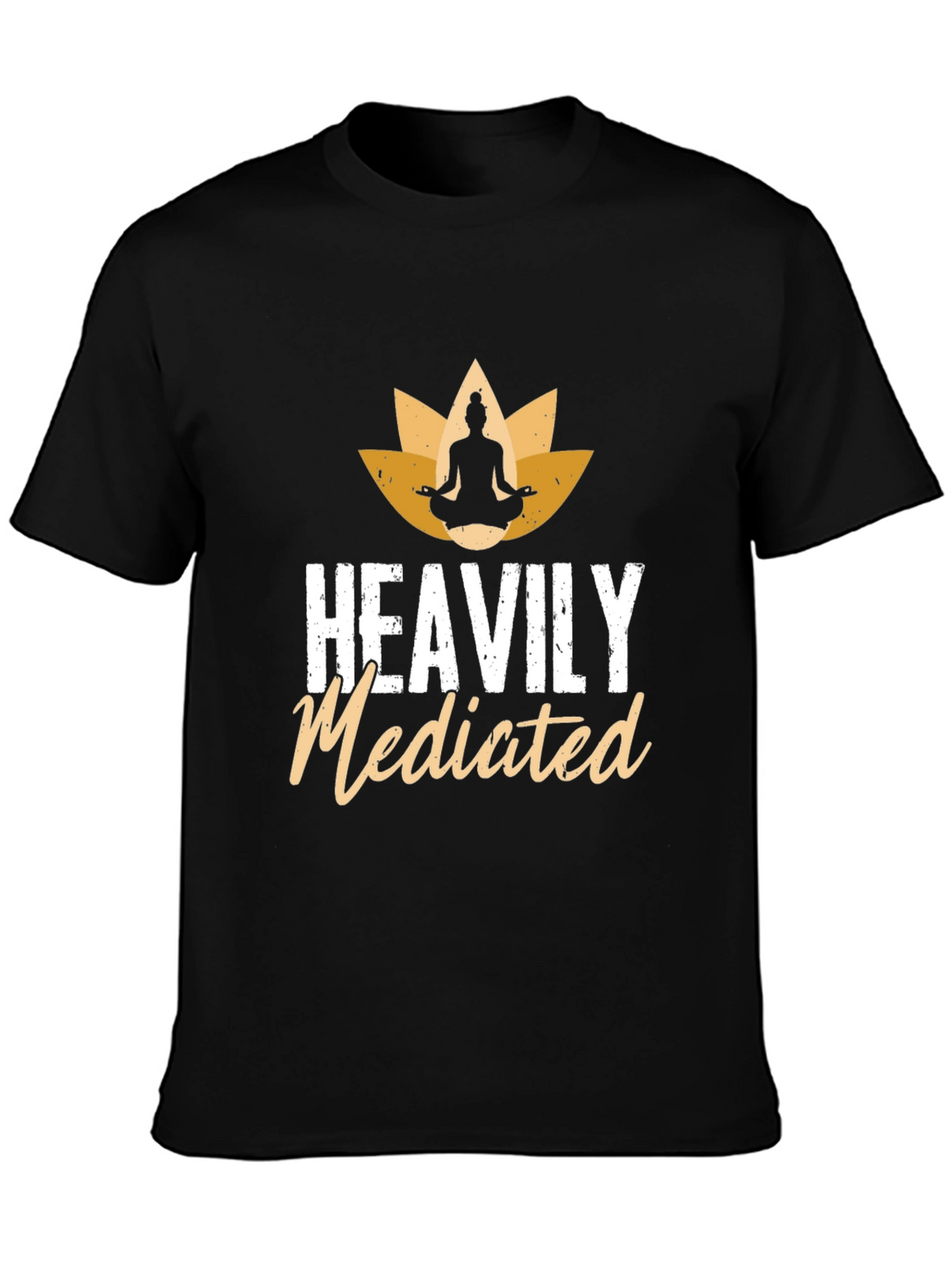 Heavily Mediated Yoga T-Shirt