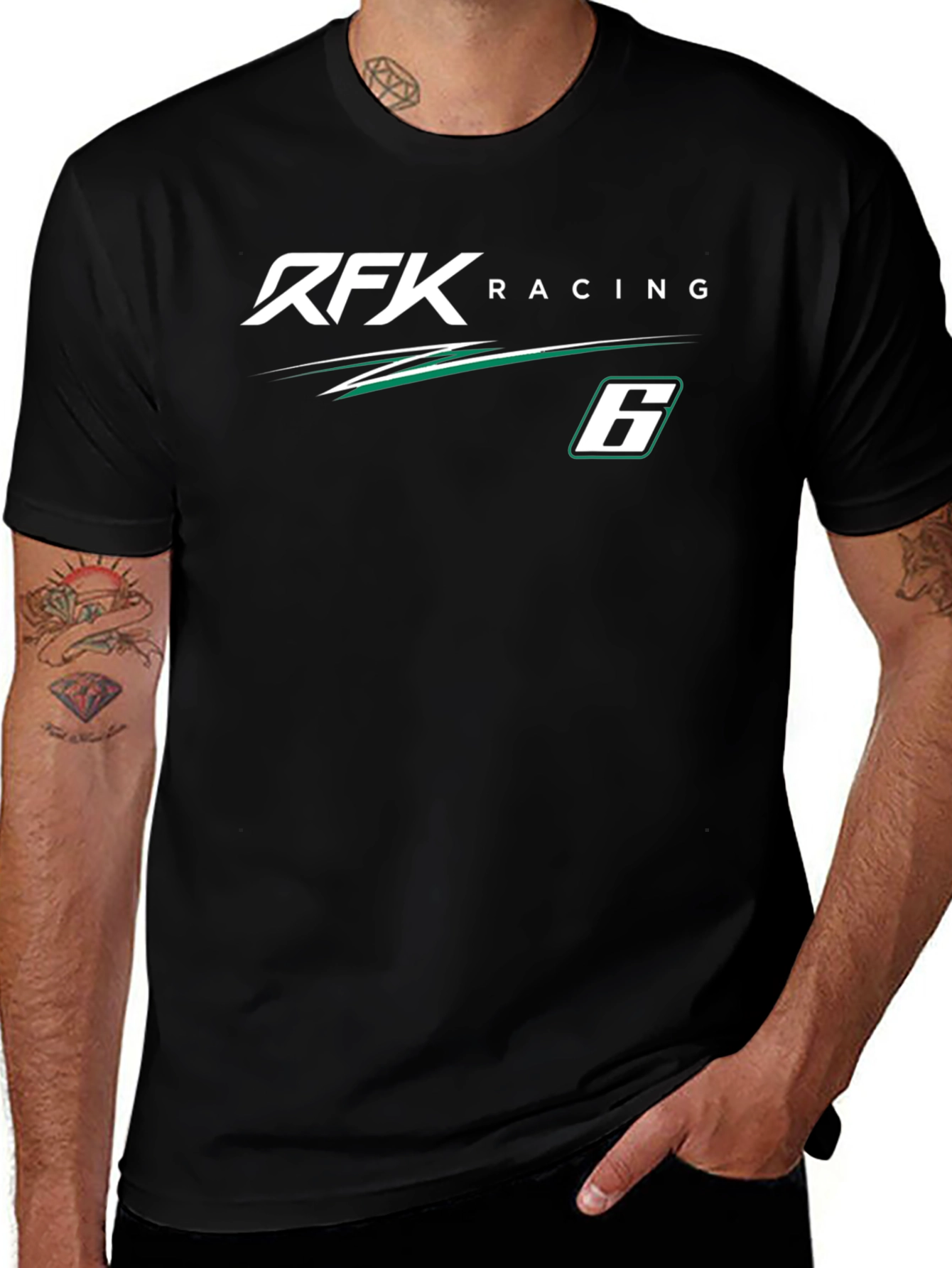 RFK Racing #6 Black T-Shirt