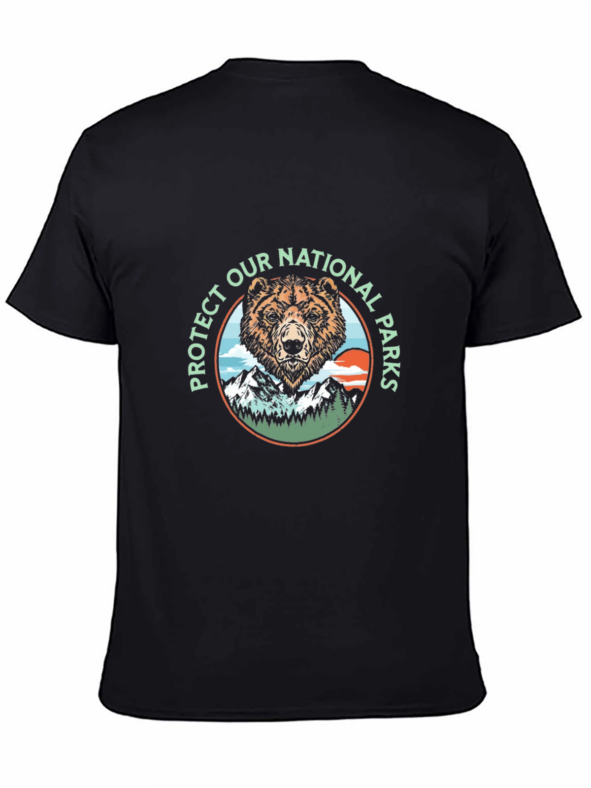 Protect Our National Parks Bear Graphic T-Shirt