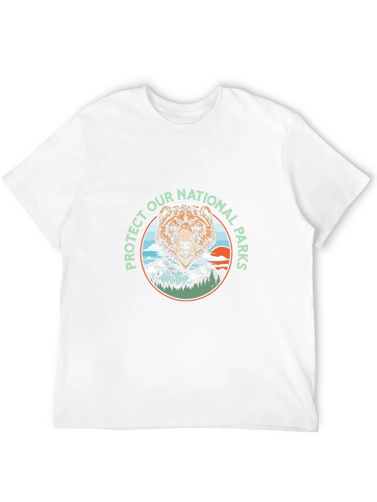 Protect Our National Parks Bear Graphic T-Shirt