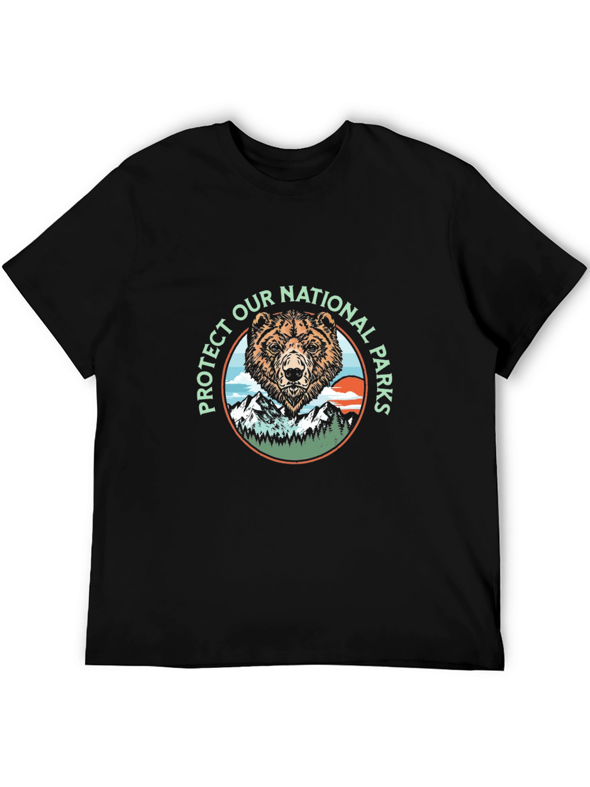 Protect Our National Parks Bear Graphic T-Shirt
