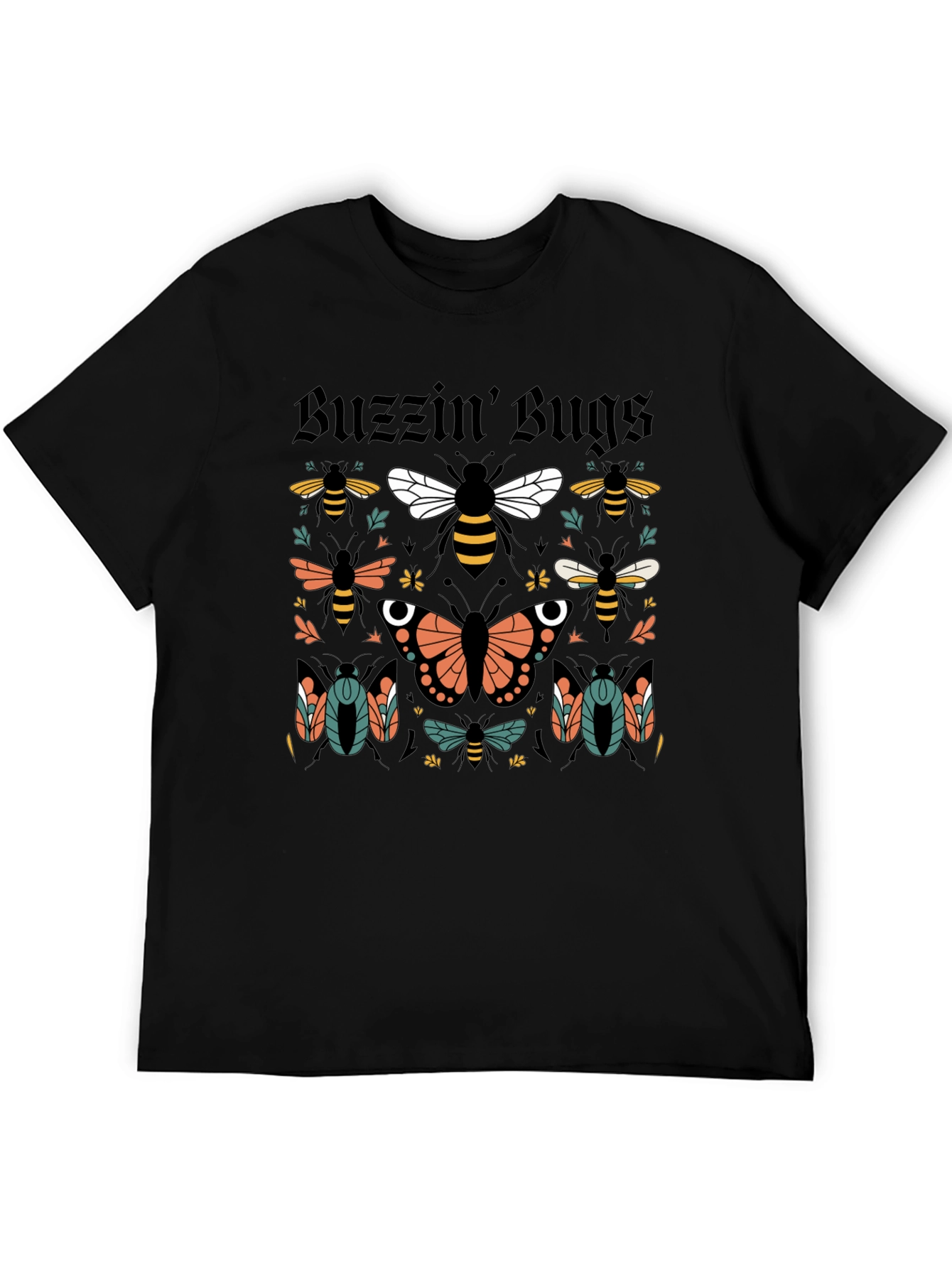 Buzzin Bugs Graphic Tee - Whimsical Insect Design