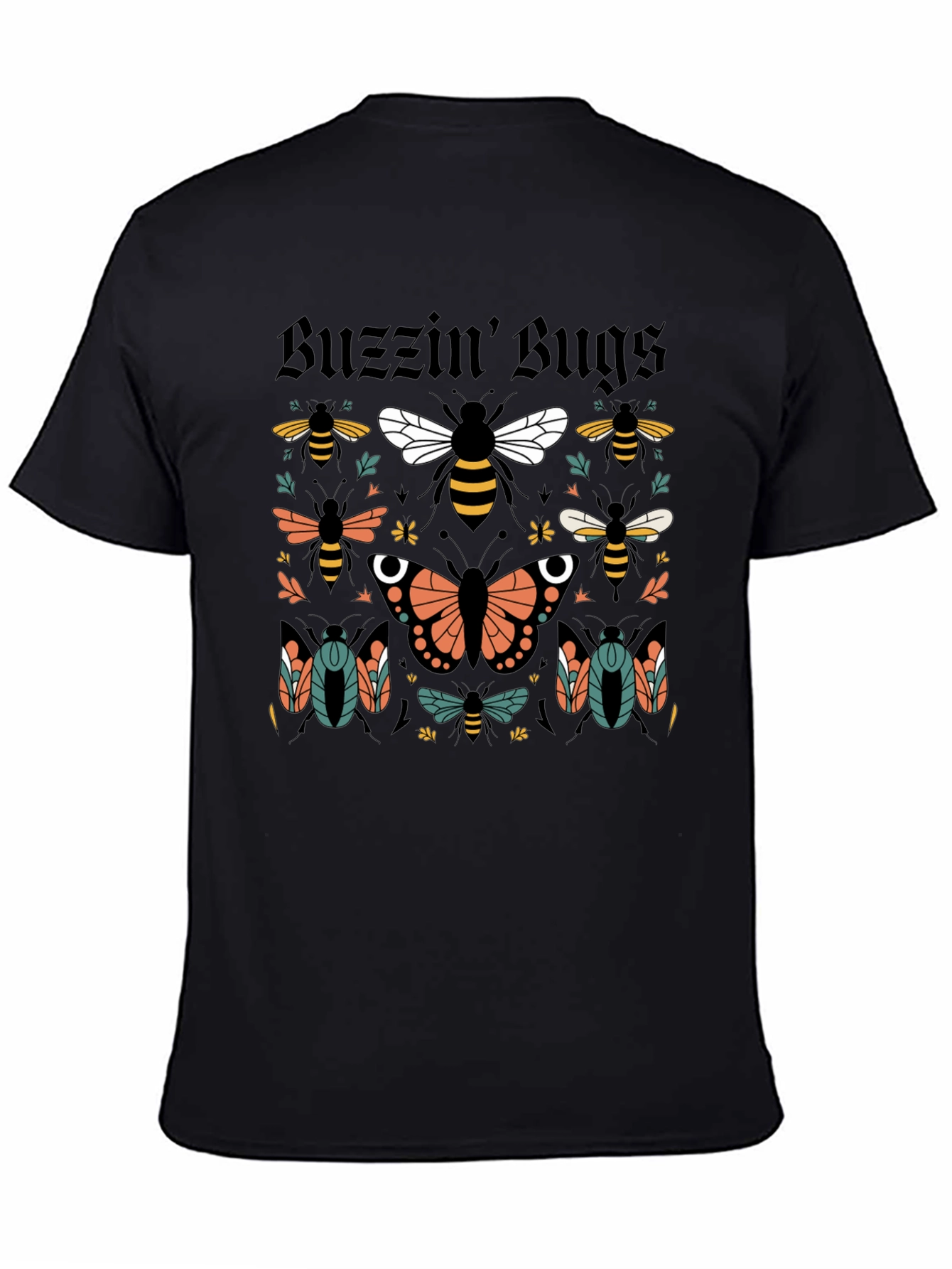 Buzzin Bugs Graphic Tee - Whimsical Insect Design
