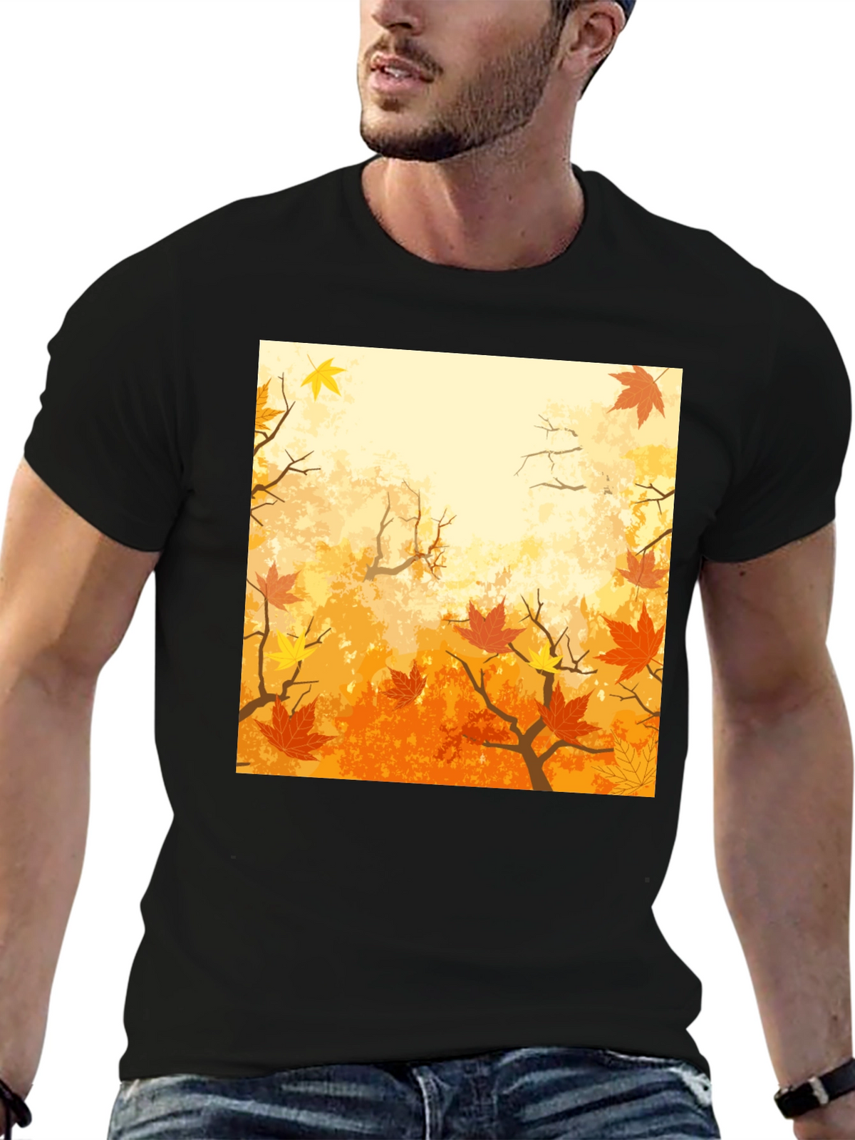 Autumn Leaves Graphic T-Shirt