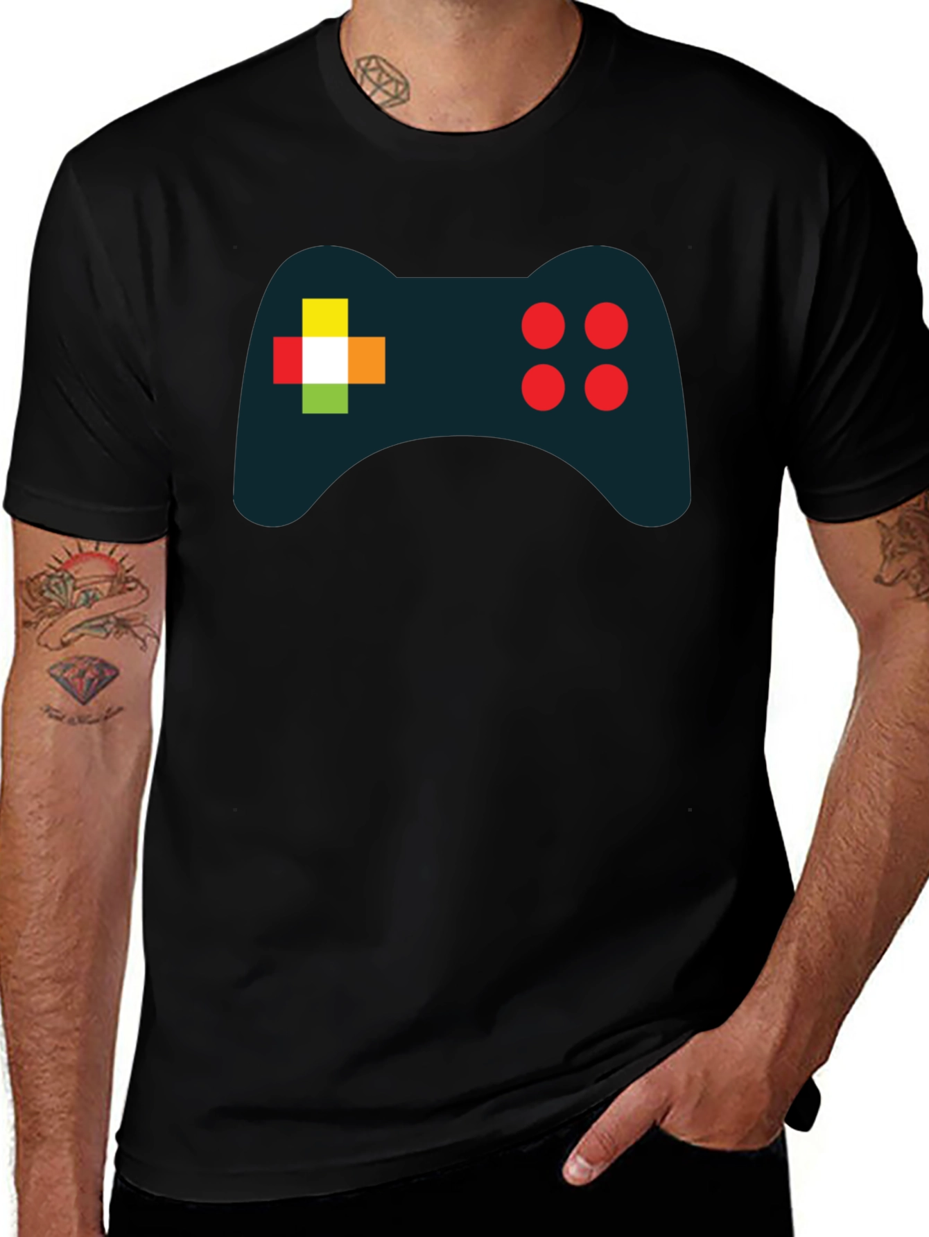 Gamer Style Black Tee