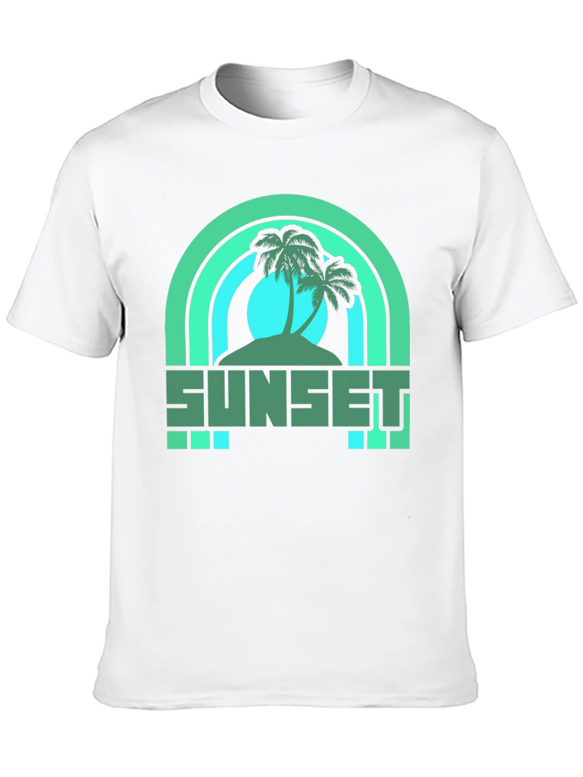 Sunset Palm Graphic Tee