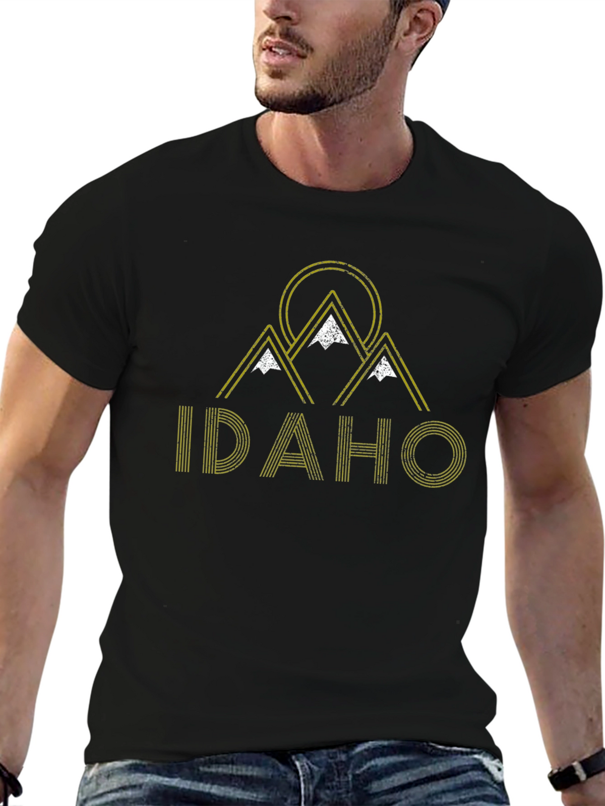 Idaho Mountain Graphic T-Shirt