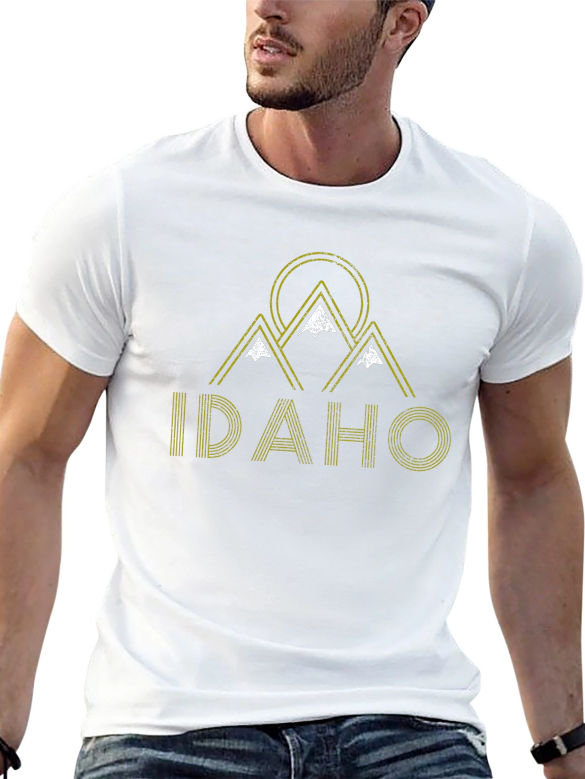 Idaho Mountain Graphic T-Shirt