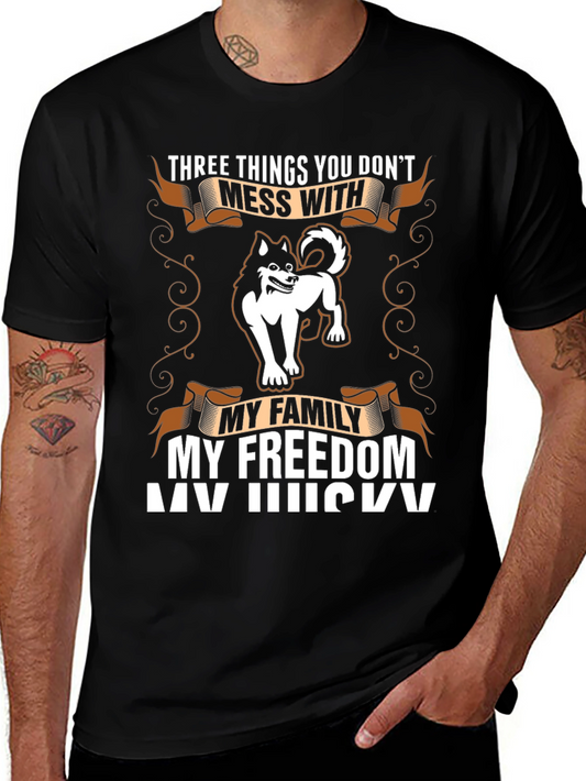 My Family Freedom Husky T-Shirt