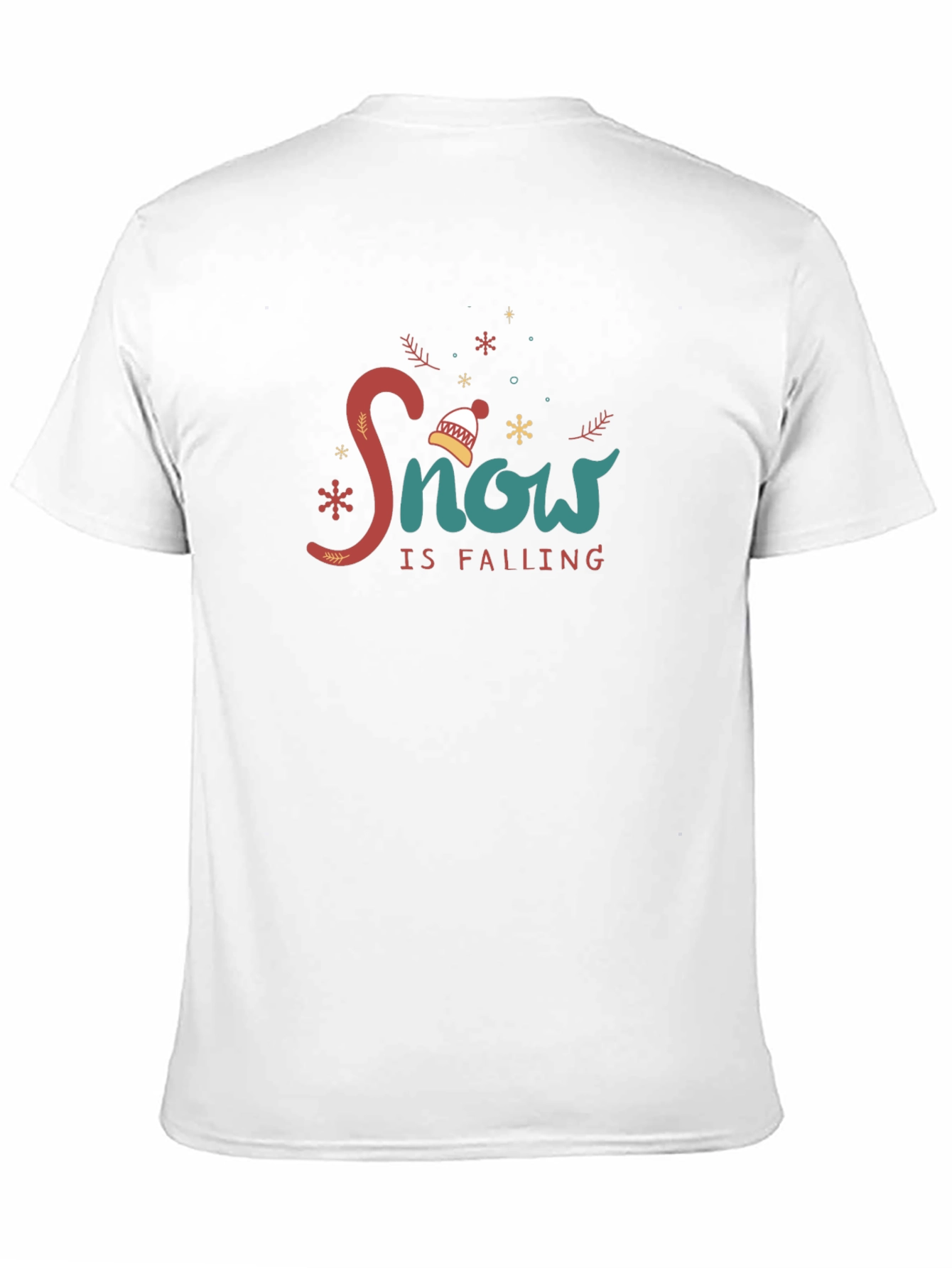 Snow is Falling Black Graphic Tee