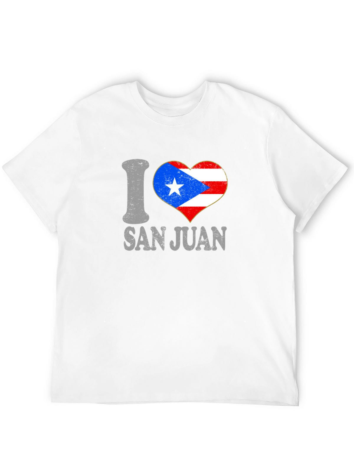 I Heart San Juan T-Shirt Puerto Rico Flag