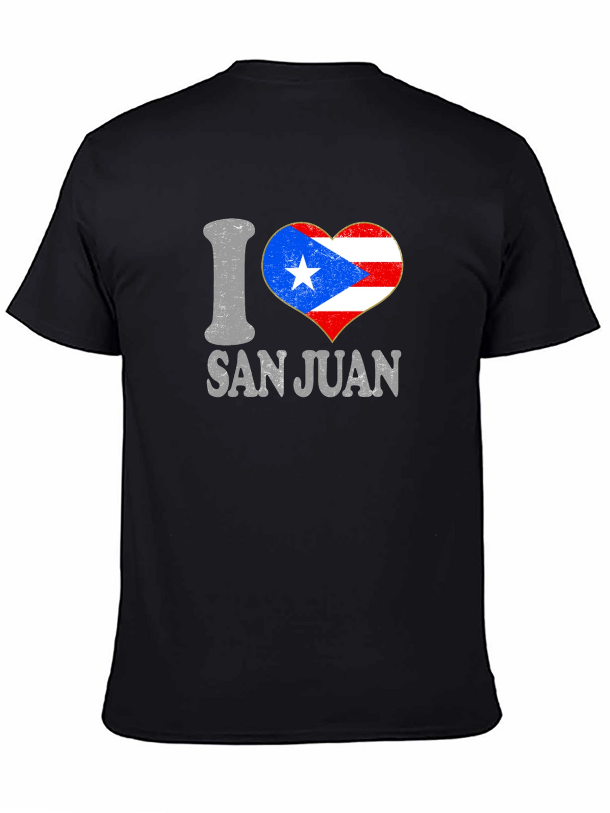 I Heart San Juan T-Shirt Puerto Rico Flag