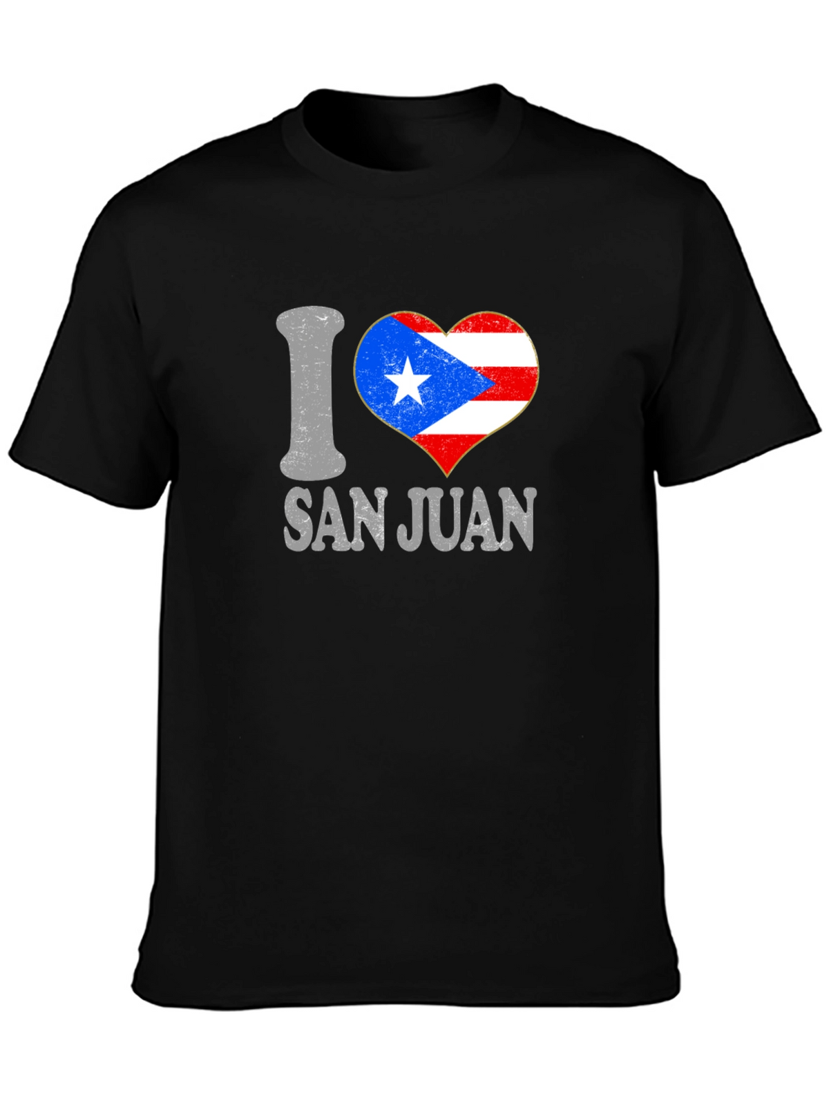 I Heart San Juan T-Shirt Puerto Rico Flag