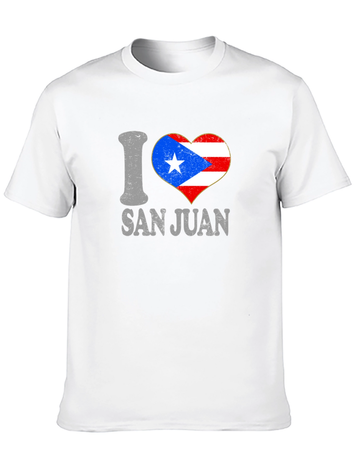 I Heart San Juan T-Shirt Puerto Rico Flag