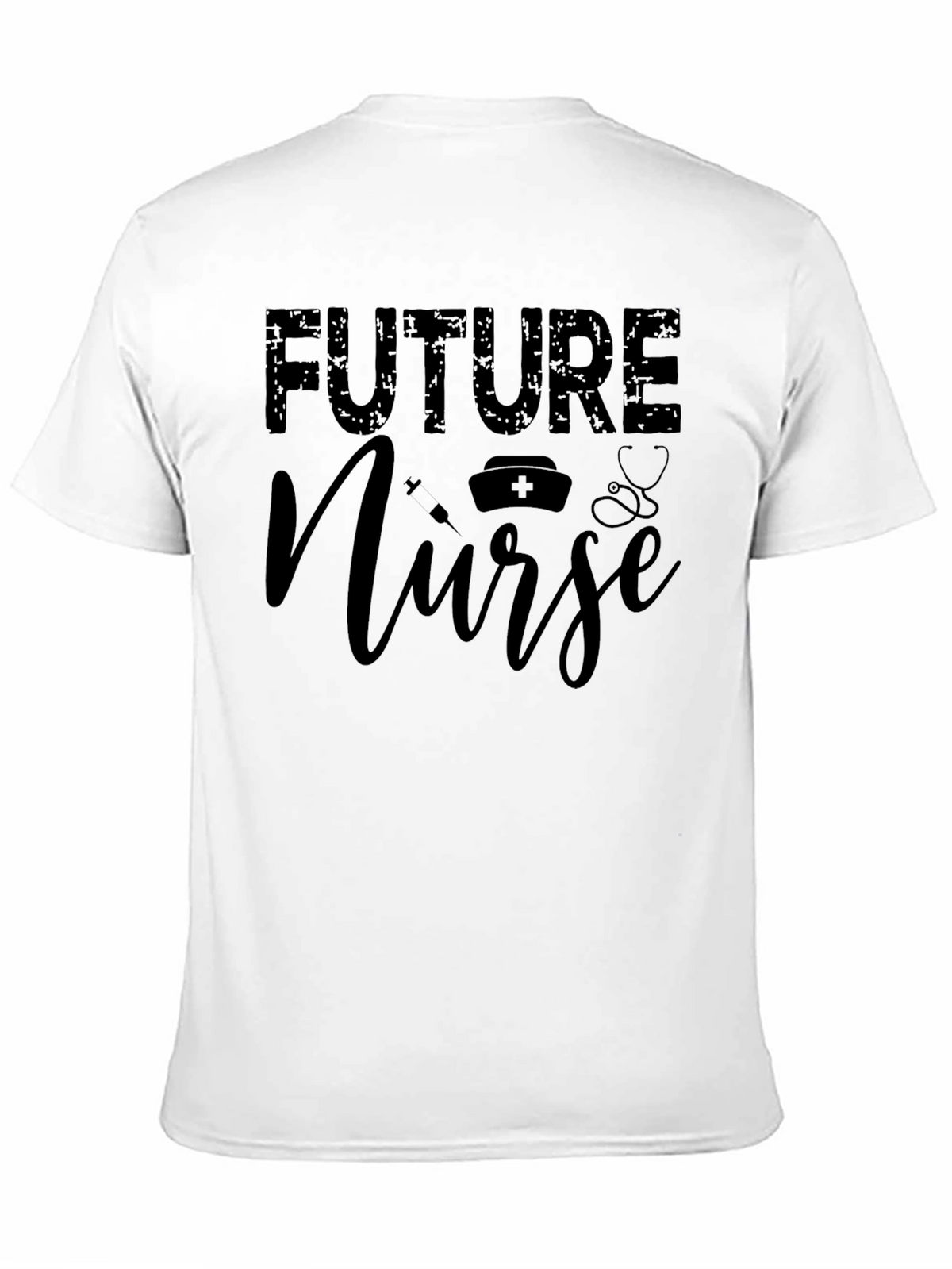 Future Nurse Graphic T-Shirt - Black
