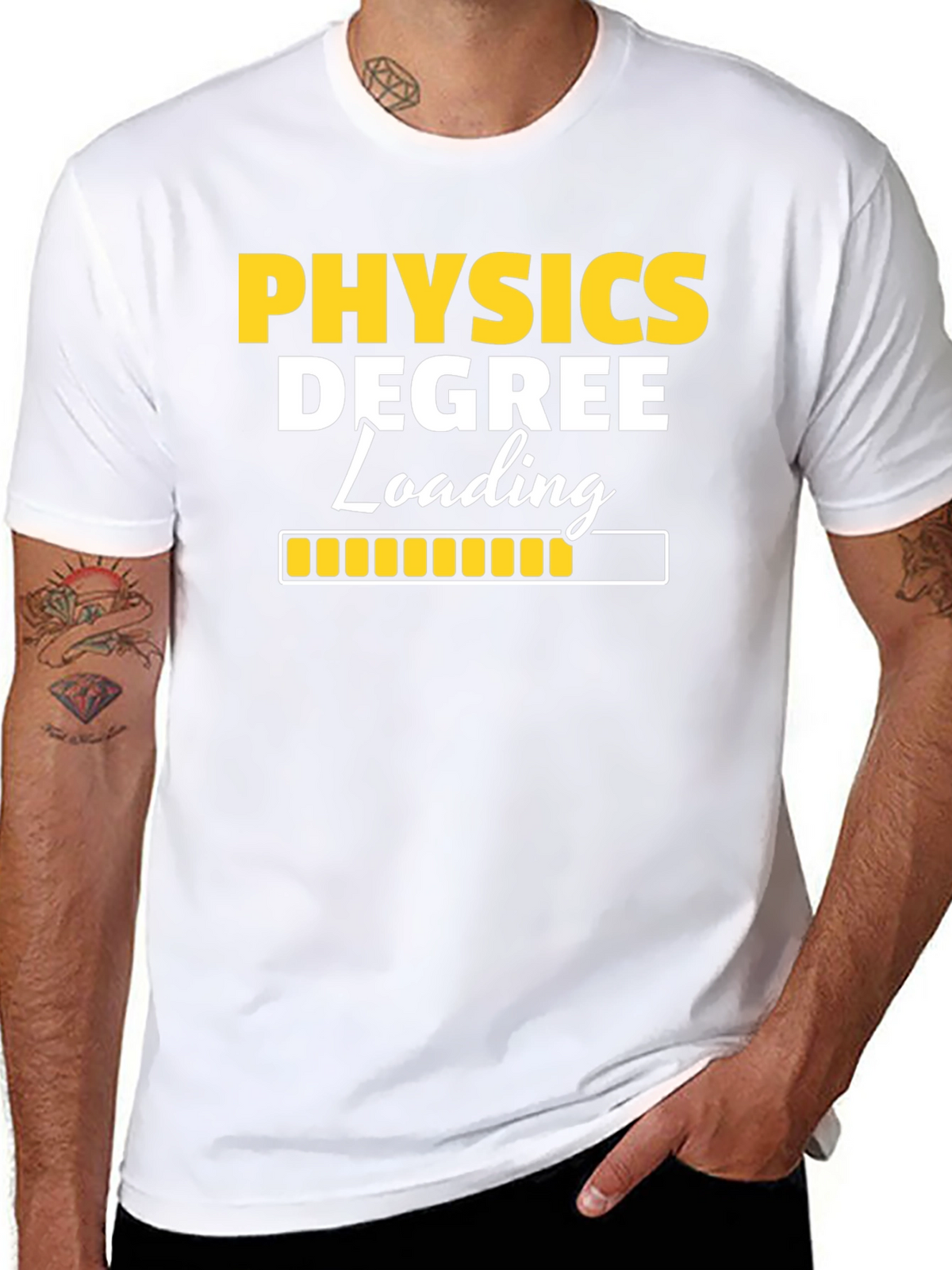 Physics Degree Loading T-Shirt - Funny Student Tee