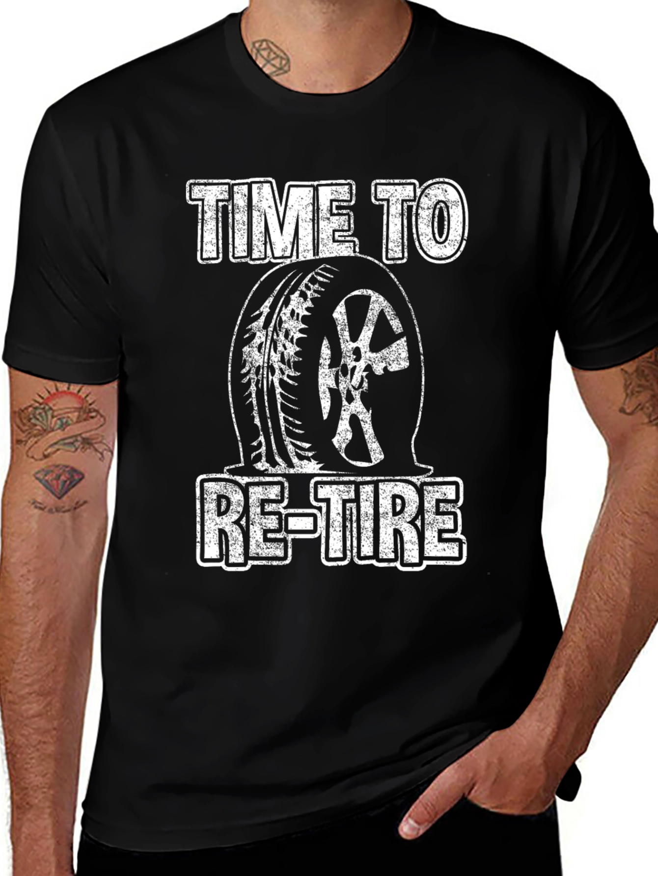 Time to Re-Tire Funny Mechanic T-Shirt