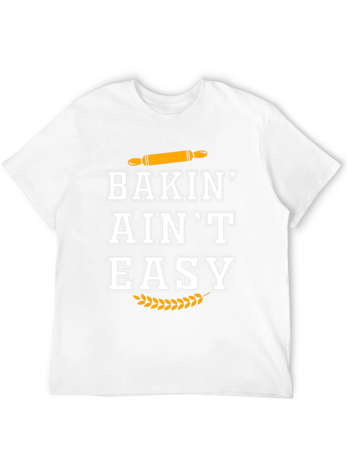 Baking Aint Easy Black T-Shirt