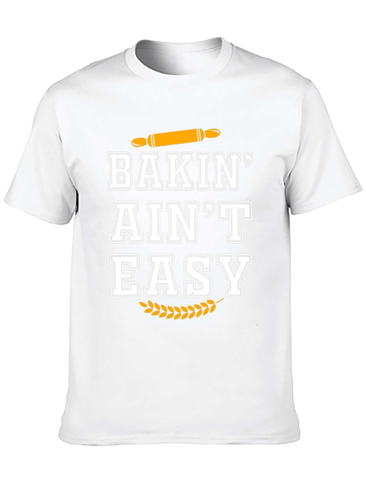 Baking Aint Easy Black T-Shirt