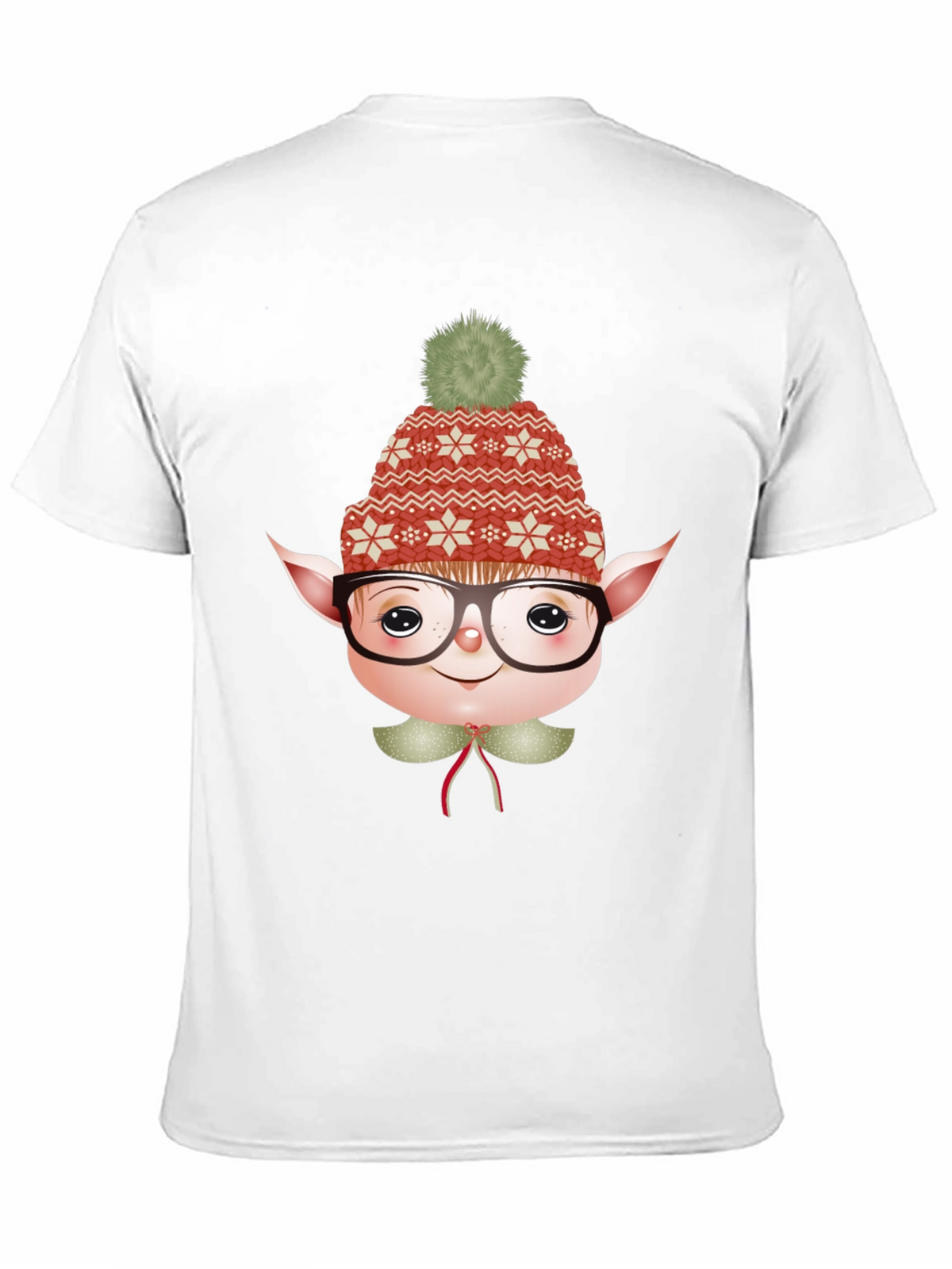 Festive Elf Graphic Tee - Holiday Fun!