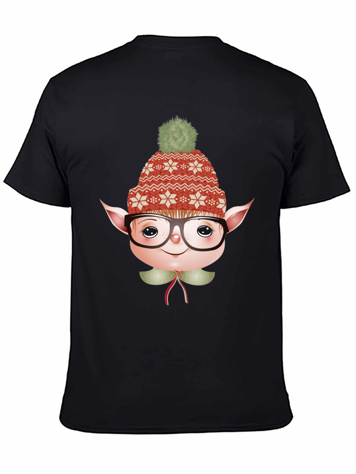 Festive Elf Graphic Tee - Holiday Fun!