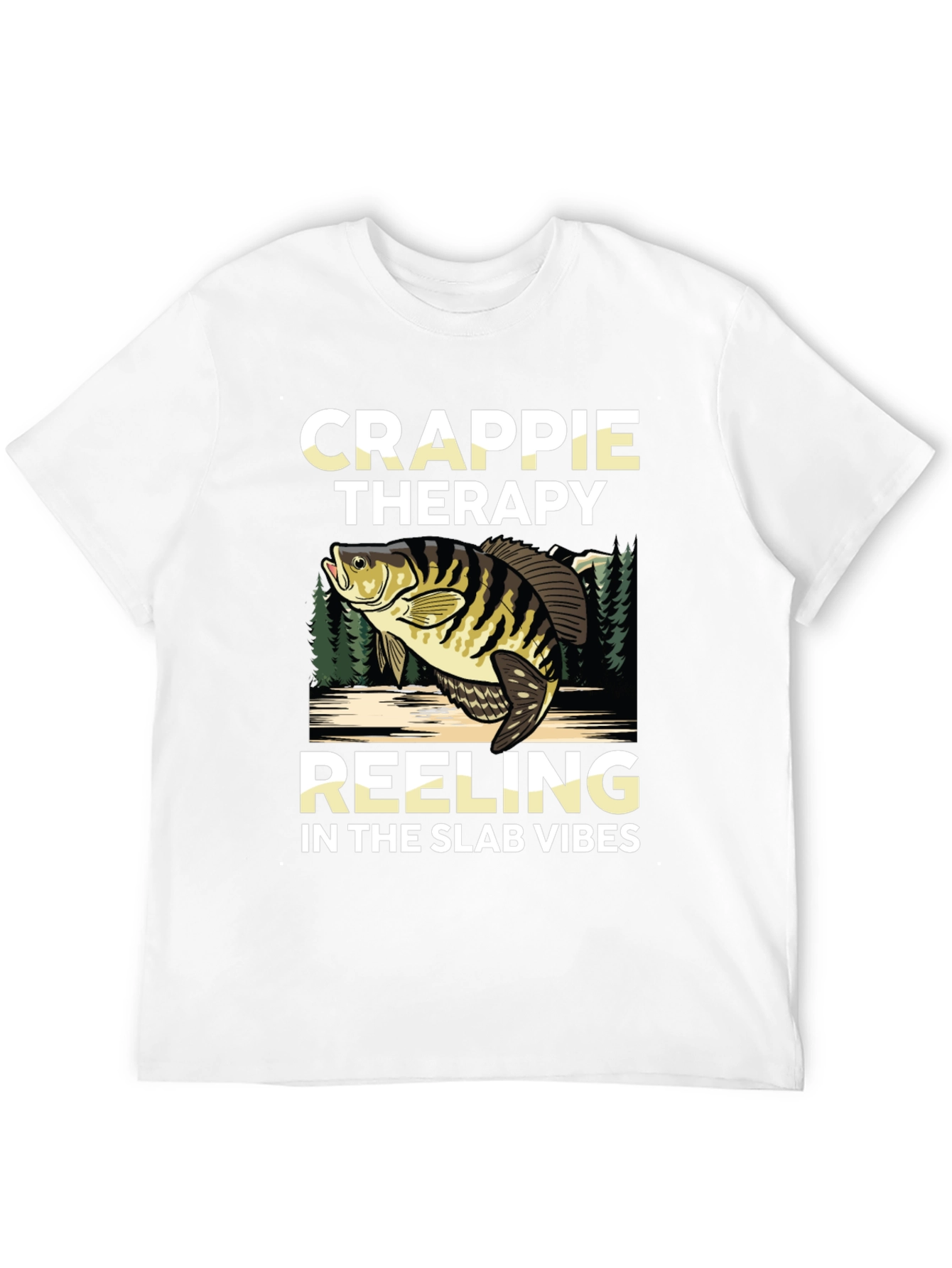 Crappie Therapy T-Shirt - Fishing Vibes