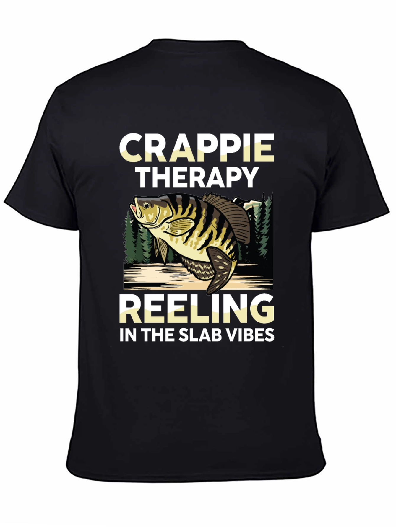 Crappie Therapy T-Shirt - Fishing Vibes